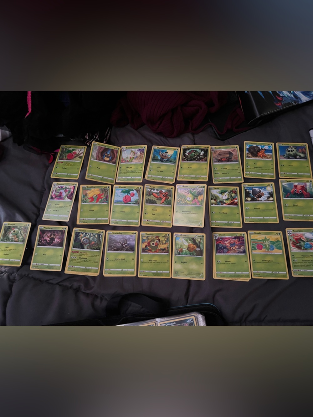 POKÉMON Grass-Type Assorted Green Cards